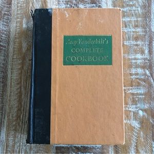 Vintage ‘60s Amy Vanderbilt’s Complete Cookbook with drawings by Andy Warhol